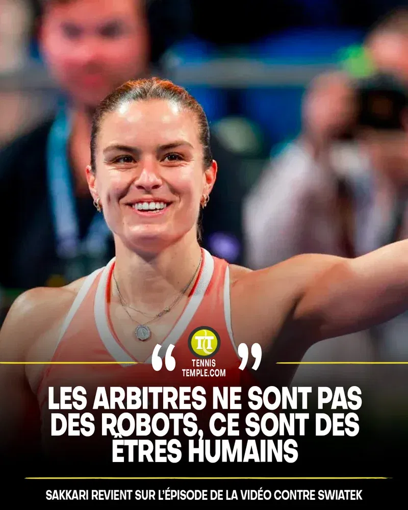 découvrez l'incroyable surprise lors d'un match de tennis avec une star inattendue et une intervention surprenante de l'arbitre.