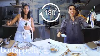 padma lakshmi relève un défi culinaire passionnant sur cbs, mettant en avant son expertise et sa créativité en cuisine.